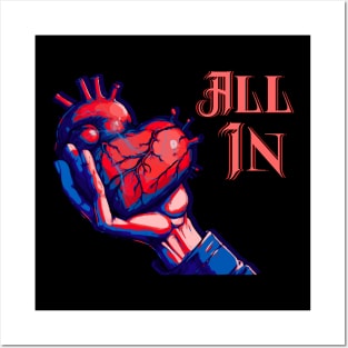 ALL IN WITH THE HEART ELECTRIFIED Posters and Art
